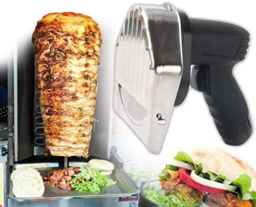 Machine À Trancher La Viande, 80 W Peut Ajuster L'Épaisseur, Couteau À Kebab Électrique, Trancheuse À Kebab Électrique, Couteaux À Découper Électriques Portables, Trancheuses À Viande De Kebab Pour L