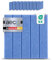 Aeco Sound® - Akustikkacheln aus Akustik-Filz, selbstklebend, extra dick 15mm, 9 Stück, je 30x30cm - Wandpaneele, Wandschutz, Schallschutz, Akustikplatten, Akustikpaneele (Blau)