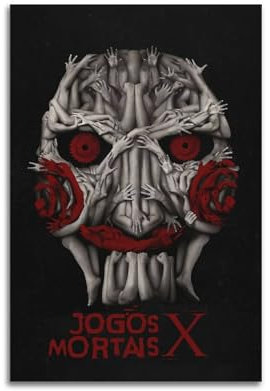 nzzmy Saw X Poster, Vintage-Kunst, Raumdekoration, ästhetische Schlafzimmerdekoration, Leinwandposter für Schlafzimmer, 40 x 60 cm, ungerahmter Stil