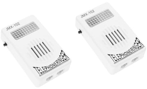 OSALADI 2stücke Telefonklingel-verstärker Mit Einstellbarem Lautstärke-regler Für Schnurgebundene Telefone Batteriefrei Für Senioren Und Hörgeschädigte Personen Verbessert