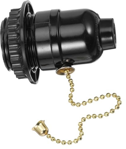 Homoyoyo Douille De Lampe Avec Chaîne De Tirage Support De Lampe Pratique Pour Éclairage Intérieur