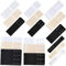 Tomsey 3ROW 2, 3 or 4 Hook Bra Extender, Elastic Stretchy Bra Strap, Strapless Underwear, Maternity (White (3pcs), 3 Hooks)