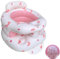 Siège Gonflable Pour Bébés de 3 à 36 mois Siège de Canapé Pour Bébé Soutien du Dos Pour Nourrisson, Chaise pour Tout-petit, Siège au sol Cadeaux Pour Bébé (Mise à niveau du lapin)