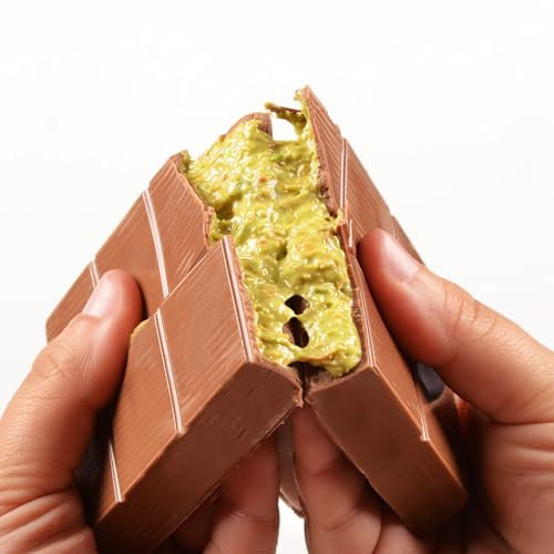 Dubai Chocolate PREMIUM - Barra de Chocolate Kunafa con Pistacho, Delicioso Regalo Gourmet, 190 g