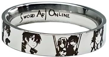 kakazoomm eu Sword Art Online Anime Peripheriegeräte Kirigaya Kazuto Yuuki Asuna Charakter Ringe Unisex Verfügbare Größen Ringe Schmuck