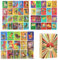 55 PCS Cartoon Karten Gold Schwarz Silber Seltene Karten Set, Keine Duplikate Karikaturen Comics Sammelkarten für Kindergeburtstag Party Geschenke - B Mehrfarbig1