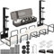 OneLeaf Under Desk Cable Management Tray, No Drill Wire Management Rack for Desk, Office Desk Wire Organizers for Cords, Computer Desk Accessories, Under Desk Organizer with Cable Organization