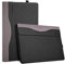 Laptop Case Cover for Microsoft Surface Laptop 6/5/4/3 / 2/1 13.5 inch [Do Check Model] Detachable Notebook Sleeve Computer Bag Ultrabook PU Shell (Dark Gray)