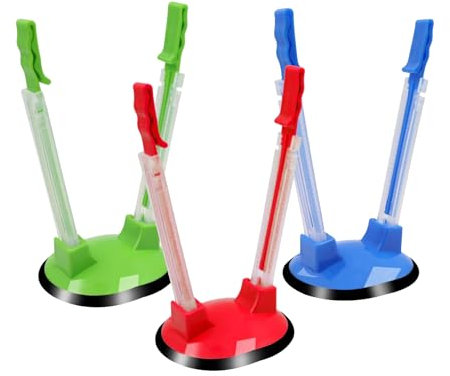 3Pcs Freezer Bag Stand, Freezer Bag Holder Stand, Baggy Rack Holder for Food Prep Bag Adjustable Baggie Holders Bag Stand Holders for Kitchen Food Storage Bags Clips Stands Reusable (3 Colors)