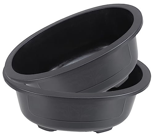 ROMISBABA 2piezas Maceta Grande Ovalada para Bonsái Decoración De Flores Oficina Jardín