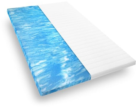 Mister Sandman Matratzentopper 140x200 – Geltopper – kühlend – Öko-Tex | Gelschaum Topper, kühlend & atmungsaktiv, ergonomisch, waschbarer Bezug, Öko-Tex, für Matratzen & Boxspringbetten