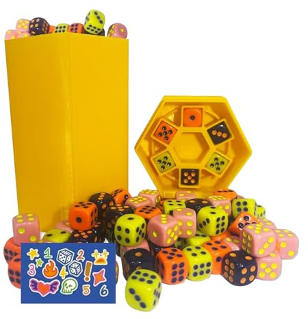 Mülltonnenwürfel, Wettbewerbswürfel-Set, schnellwirkendes Multiplayer-Spiel, spannendes Mini-Spiel für Freunde und, lustige Aktivität, Partyspiele für Picknick am Pool