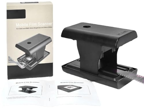 Digital Film Converters Slide Scanner for Smartphones Transparently Scans Old Slides and Negatives Into JPEG Files Smartphone Film Reader