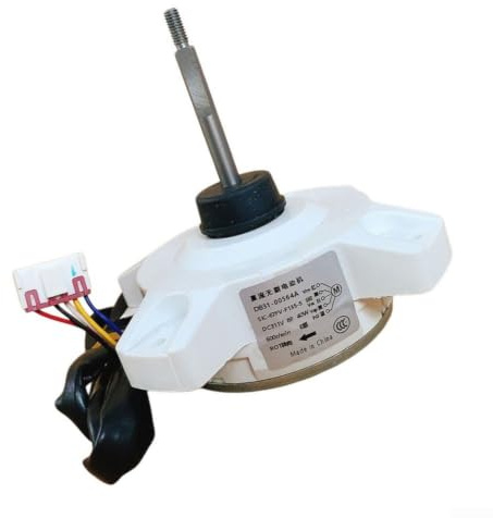 Reemplazo del motor del ventilador de aire acondicionado CC sin escobillas, ventilador de refrigeración externo DC310V 24W, unidad HVAC de ahorro de energía silencioso de 900R/min con eje de 8 mm