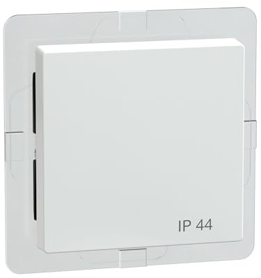 Schneider Electric Merten Wippe IP44 für Wechselschalter-, Kreuzschalter- und Taster-Einsatz, System M, aktivweiss glänzend, Artikelnummer 432025
