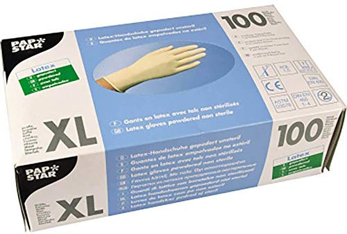 Handschuh Latex gepudert natur XL unsteril 100 St VE=1