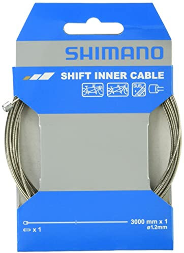 Shimano Unisex-Adult Schaltzug Tandem Extralang Fahrradkabel, Mehrfarbig, One Size