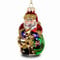 Sikora Christbaumschmuck Glas Ornament/WEIHNACHTSMANN MIT REH - H: 11cm