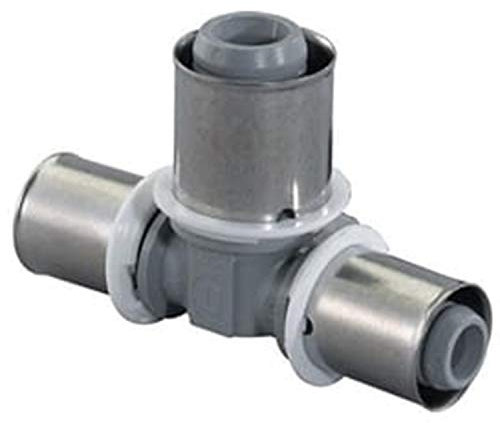 Te reduda PPSU S-Press pour tuyau multicouche, 16-50 mm de diamètre, 20 x 16 x 20, couleur gris (référence 1022724)