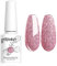 Vishine Vernis à ongles 8ml Semi-permanent Gel Polish UV LED Soak Off Manucure Rose paillettes #1353