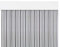 MERCURY TEXTIL Cortina para Puerta Tiras PVC 210x90cm，Cortina para Puerta Exterior (Transparente+Filo Negro P4)