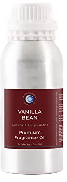 Mystic Moments | Vanilla Bean Fragrance Oil | 1Kg | Vanilla Bean notes create a rich warm vanilla scent for candles, soaps, wax melts and diffusers.