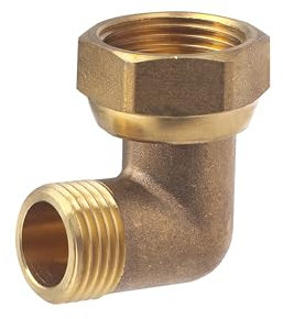 Coude Mâle 15x21 Femelle Ecrou Tournant 20x27 pour Collecteur NOYON & THIEBAULT