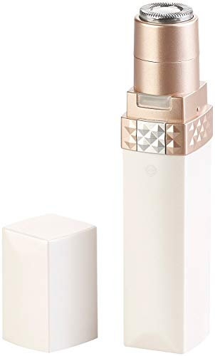 Sichler Beauty Mini Rasierer: Elektrischer Mini-Damenrasierer mit LED, in Lippenstift-Optik (Gesichtshaarentferner, Damenrasierer Gesicht, Damen Gesichtsrasierer)