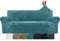 MAXIJIN Sofaüberwurf für Haustiere, 3-Sitzer, Pfauenblau