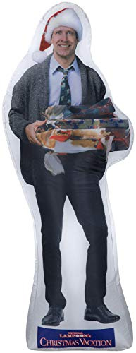 Gemmy Photorealistischer aufblasbarer NLCV Clark Griswold mit Geschenken S, LG WB, 1,8 m hoch