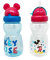 Disney Cudlie Mickey Mouse Baby Boy 2 Pack of 11 Oz Sippers Pop Up Straw Character Molded Lid with Star Mickey Print