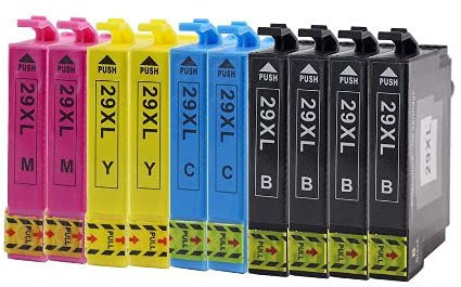 EPSON - Pack de 10 Cartouches compatibles avec EPSON T2996