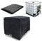 IBC Tank Abdeckung, Abdeckplane für Wassertank 1000L, IBC Container , Abdeckplane Schutzhülle Schutzhaube Schutzplane Geeignet für IBC-Tank Behälter Container Regenwassertank (Schwarz)