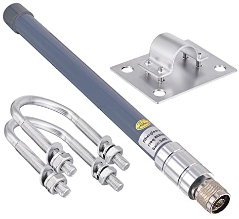 YILIANDUO 868MHz LoRa Antenna 3dBi Outdoor Fiberglass LoRaWAN Aerial N Male | N-type Male plug Omni-Directional FRP Antenna for HNT helium Network Devices Bobcat Hotspots