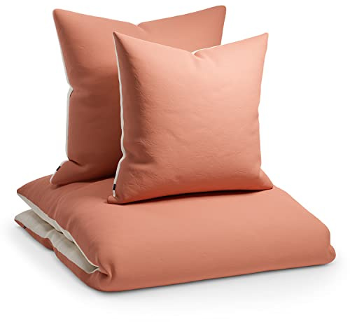 sleepwise Bettwäsche 155x200 Sommer Bettwäsche 3tlg - ÖKO-TEX, Traumhaft Weich, Atmungsaktiv, Bügelfrei & Knitterfrei, Bettbezug Set aus gebürsteter Mikrofaser mit 2X 80x80 cm Kissenbezüge