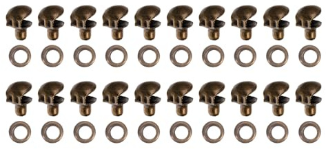 Artibetter Travel Set 20pcs Shoelaces Buckles Brass Shoelaces Hooks Shoelace Buckles Boot Hooks with Rivets for Boot Shoes Repair Shoelace Buckle (Bronze) Elastic Shoe Laces