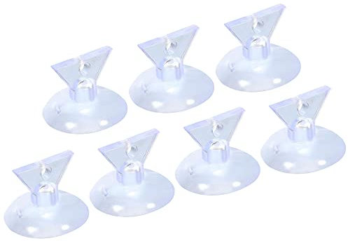sourcing map Changeurs Ampoule, 35mm Dia. Ventouse Ventouse Lumière Lampe Remplacement Outils pour GU10 MR16 Ampoules, Transparent PVC, Paquet de 7