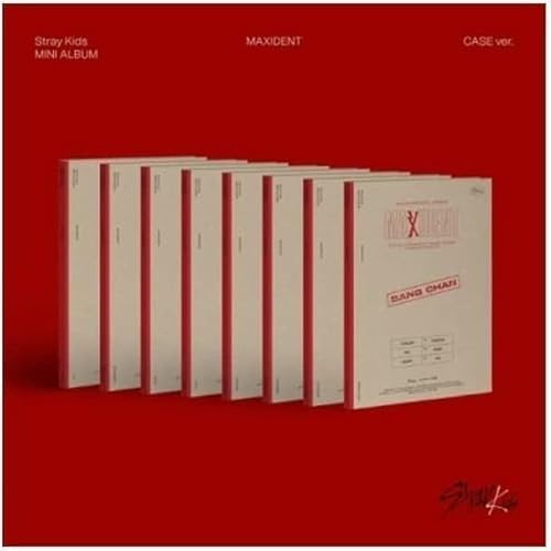 Stray Kids MAXIDENT 7th Mini Album Case Version CD+Unit mini folding poster on pack+Photobook+Lyrics paper+Photocard+Tracking Sealed (Lee Know)
