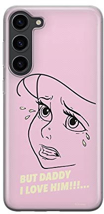 ERT Group Handyhülle für Samsung S23 Original und offiziell Lizenziertes Disney Muster Ariel 007 optimal an die Form des Handy angepasst, hülle aus TPU