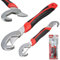 Generico kIT 2 Chiavi a Bussola Multifunzionali Multiuso Snap Grip Mono Blocco Universali Tutti i Tipi di Dadi e Bulloni Ideali Uso in Officine Professionali Casa Viti Diametro 9-32 mm
