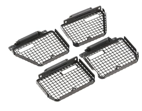 PALUMMA Edelstahl Auto Fenster Mesh Metall Fenster Mesh Schutznetz für TRX4M 1/18 Crawler Auto