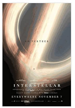 VesFy Interstellar Poster auf Leinwand, Wandkunst, Dekordruck, Bild Gemälde für Wohnzimmer, Schlafzimmer, Dekoration, ungerahmt, 30 x 45 cm