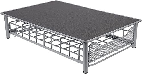 HUOLE Soporte para cápsulas Dolce Gusto para 60 Cápsulas,Cajones para Cápsulas de Café para Almacenamiento de Cápsulas OriginalLine,K Cup con Pies Antideslizantes,28*42*9,5 cm (gris)
