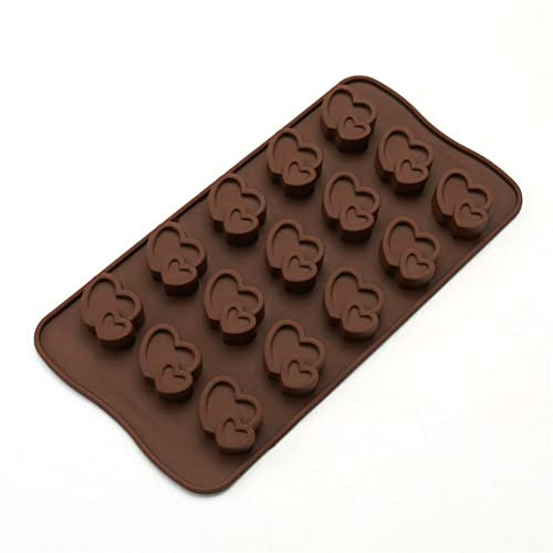 MOUMOUTEN 5 Moldes Cubiertos De Chocolate De Grado Alimenticio, Moldes Cuadrados De Silicona, Molde Para Hornear Smores, Muffins, Brownies, Galletas Saladas, Dulces, Malvaviscos, Chocolates, Pan De Ma
