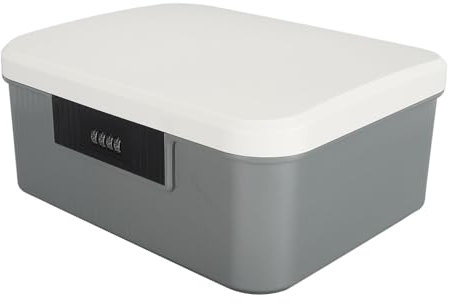 Vvikizy Coffre de Rangement Verrouillable biite a medicament avec serrure a combinaison Organiseur de Documents D'une capacité de 9 L biite a medicament avec Scatole