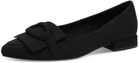 MARCO TOZZI Damen Slipper 2-24204-44, Mocassino Donna, Black, 39 EU