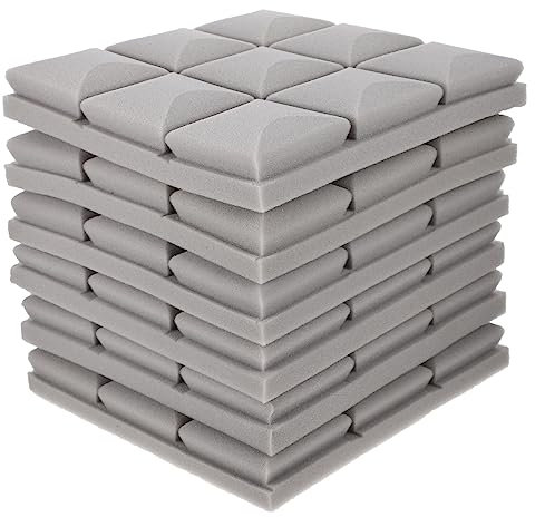 WESIEVYA Panneaux Insonorisants Pour Salle D'enregistrement Batterie Panneaux D'absorption Acoustique Antibruit