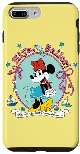 iPhone 7 Plus/8 Plus Disney Cruise Sailing Minnie Mouse Hiya Sailor Cute Yellow Case