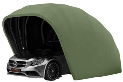 SASFDSG Pare Soleil Voiture Garage Mobile Semi-Automatique 5,5 mètres Protection Solaire abri Voiture télescopique Pliable abri stationnement auvent Solaire Pare Soleil Avant(AType)