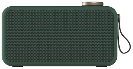 Kreafunk aTUNE 2 Radio Dab+ Bluetooth – Radio Réveil Enceinte sans Fil avec Batterie, Son Premium, Design Compact, Idéale Salon, Cuisine, Chambre, Salle de Bain (Nordic Green)